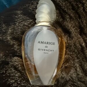 Givenchy Amarige Fragrance Bottle with Gold Accents
